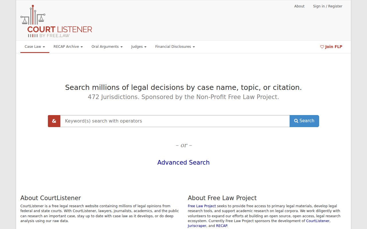 Barry County docket search CourtListener and RECAP federal record distinction