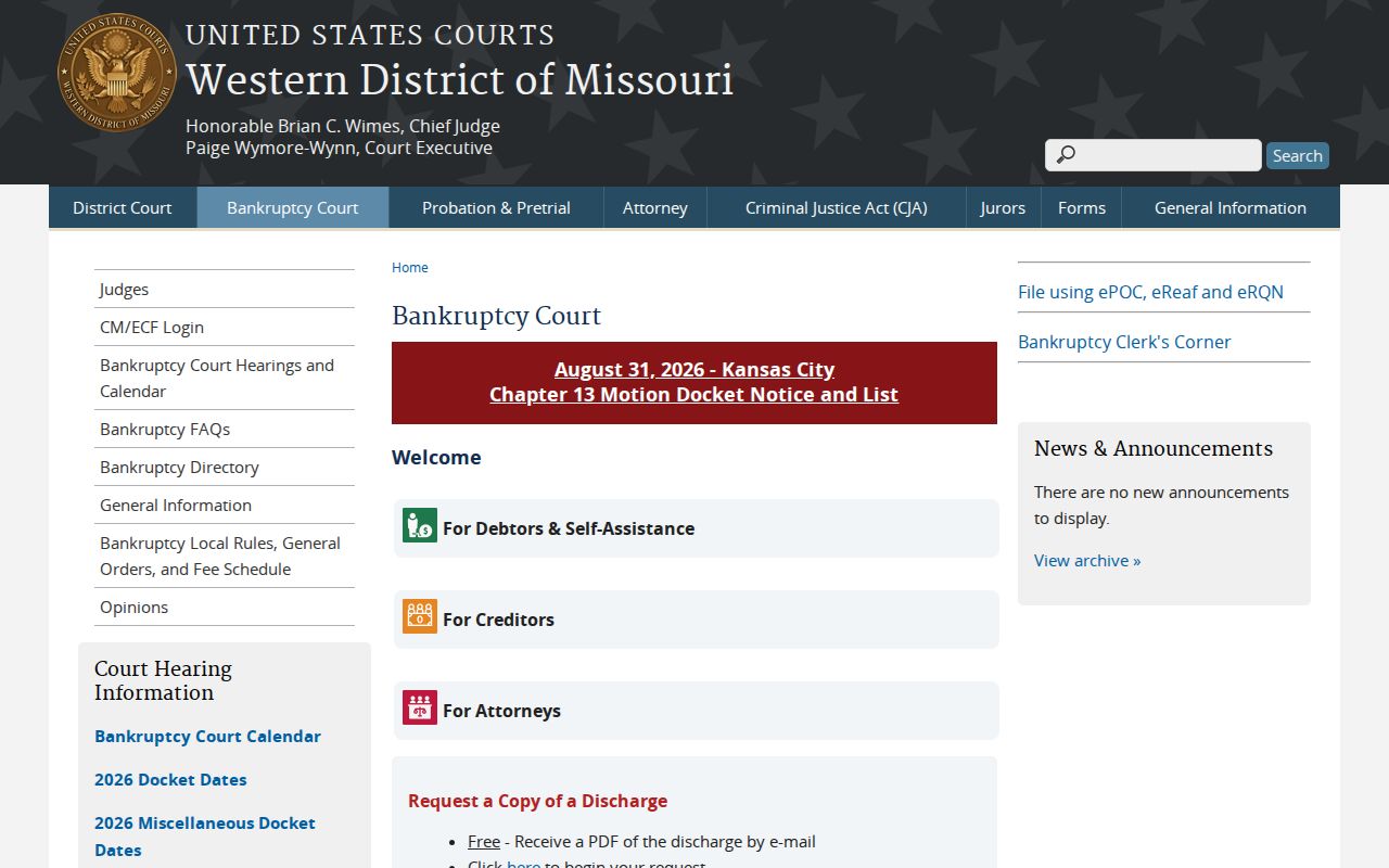 Barry County civil court docket federal bankruptcy court distinction