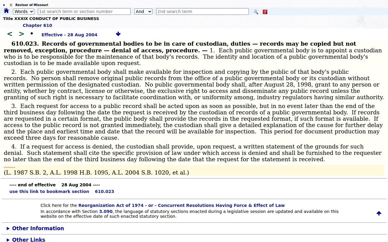 Missouri public-record inspection reference image for Barry court record access