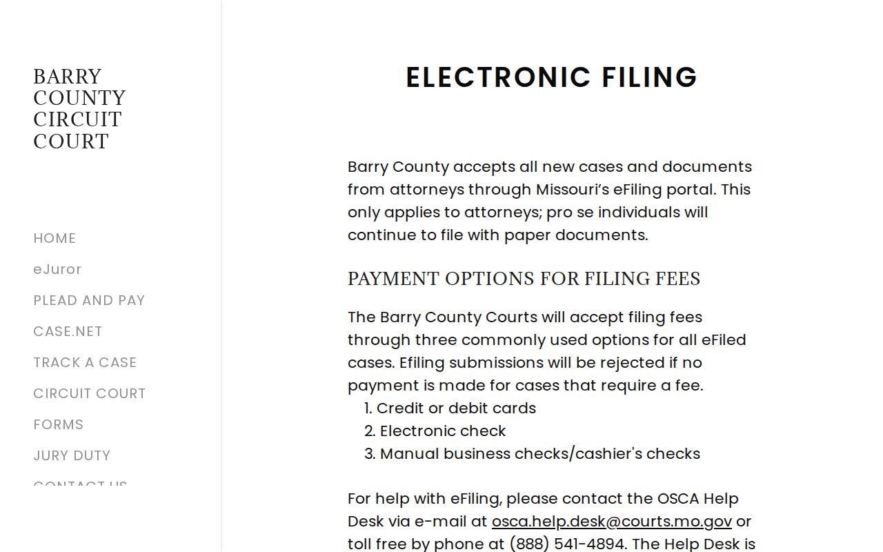 Purdy court records electronic filing and courthouse terminal access